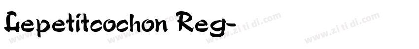 Lepetitcochon Reg字体转换